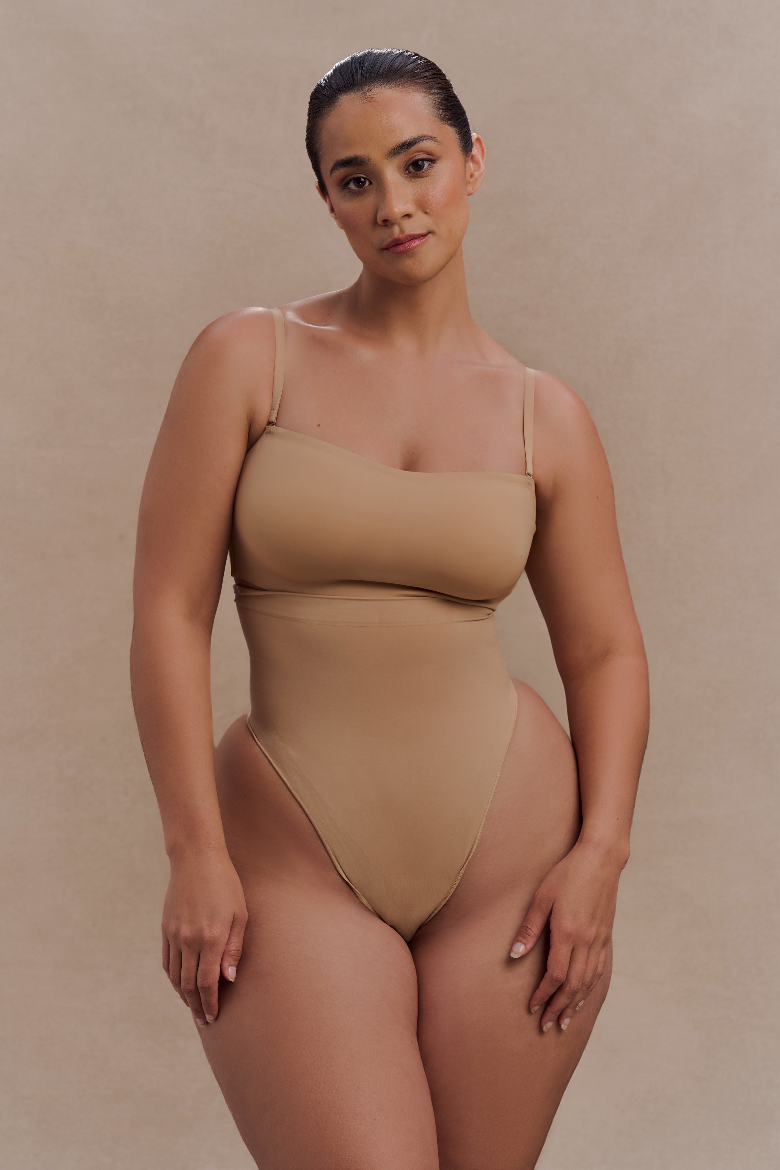 Joanna Strapless Shapewear Bra - Beige