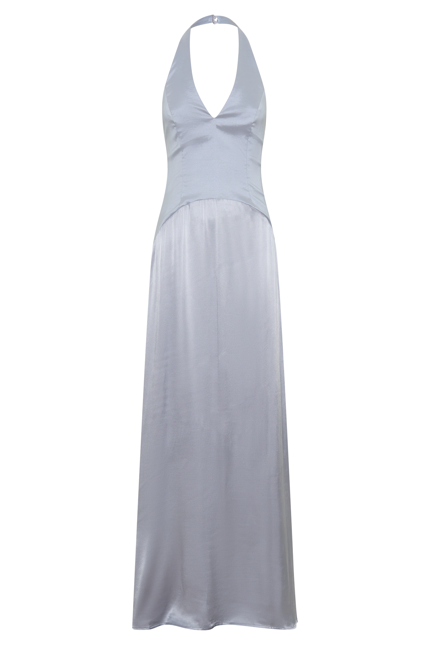 Maura Taffeta And Satin Maxi Dress - Cornflower Blue